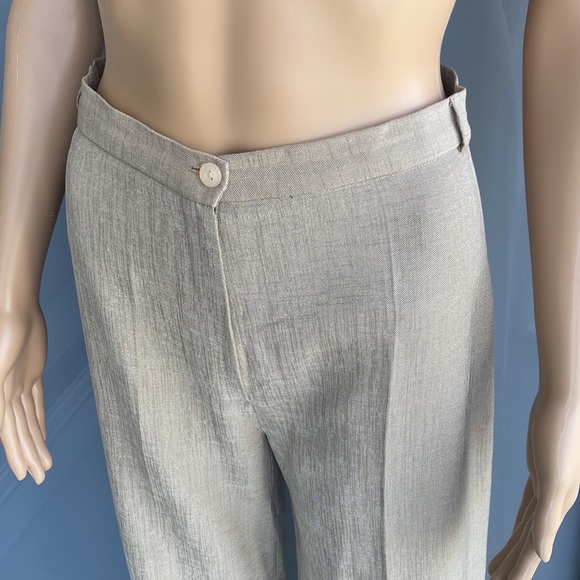 Beige Wide Leg Pants - Picture 7 of 12